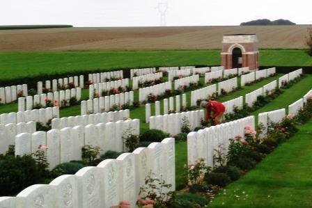 CIMG8492 Sep 6 2017 Bac Du Sud British cemetery where James A Cairns is buried