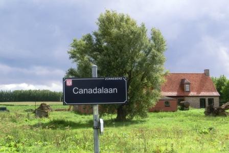 CIMG8746 Sep 9 2017 Canadalaan location of Passchendaele Memorial in Zonnebeke