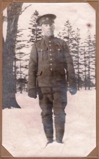 Photo: Patrick Raymond Arsenault in 1916 in Summerside. (Photo courtesy of Paul Arsenault collection)