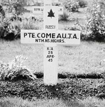 Grave of Joseph Ambroise Comeau