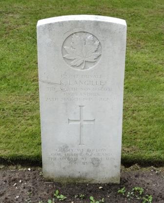 Grave of Kitchener Langille