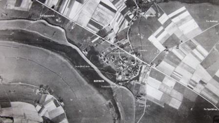 Plunder 015 Aerial of Bienen from 23 March 45, just prior to the Rhine Crossing (Courtesy Becker) ww2talk