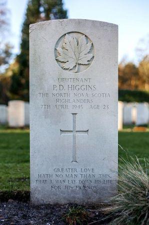 Grave of Percy Dexter Higgins CVWM